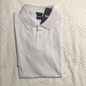 Boss Classic White Polo Shirt
